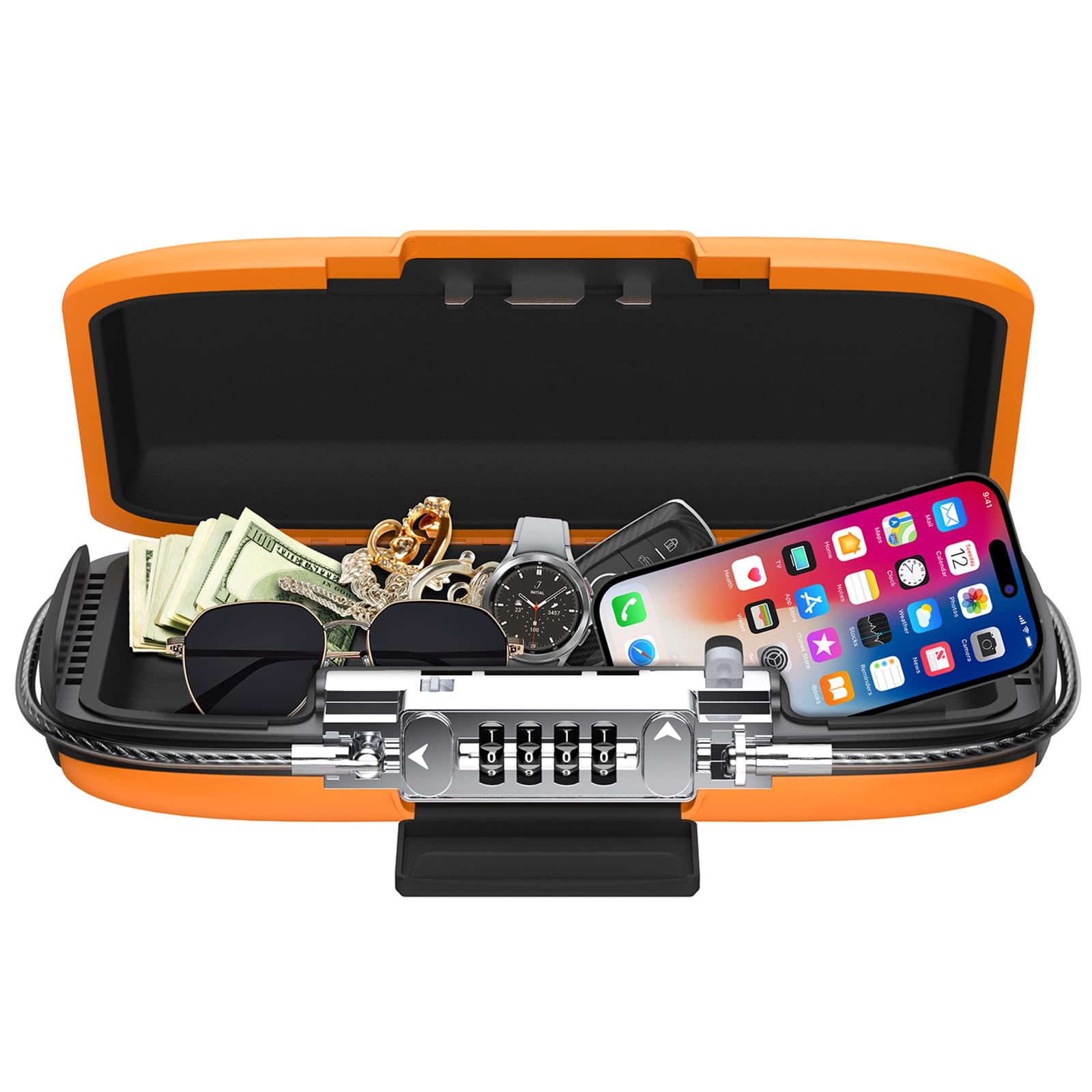 Safe Box Digital - Cassaforte Portatile con Combinazione a 4