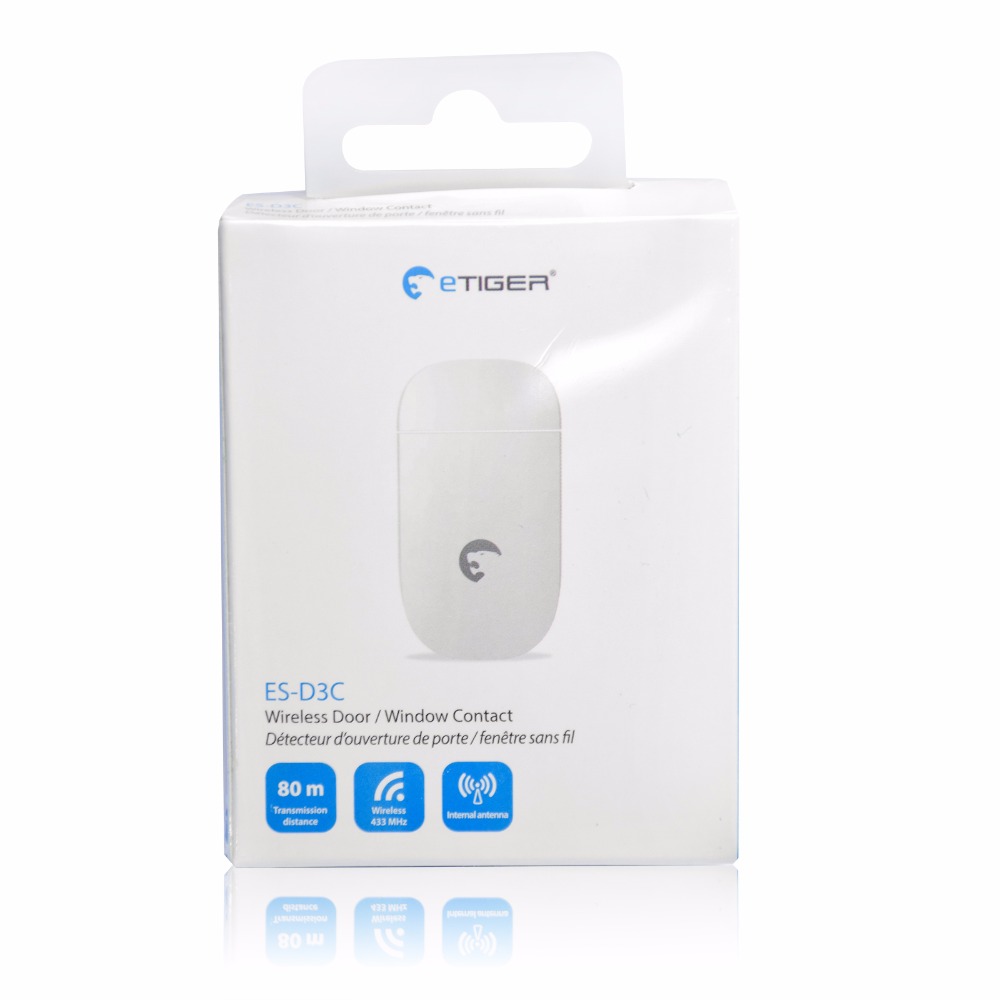 Window Alarm Sensor - ETIGER ES-D3C Sensore di Allarme Wireless