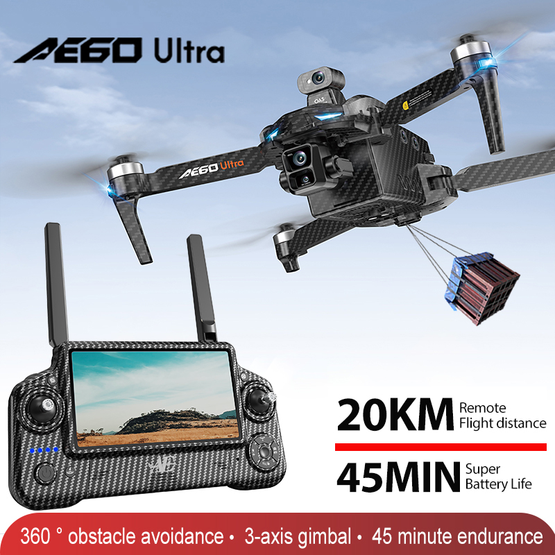 Home Security Cameras Outdoor - AE60 GPS Drone Professionale 8K Fotocamera