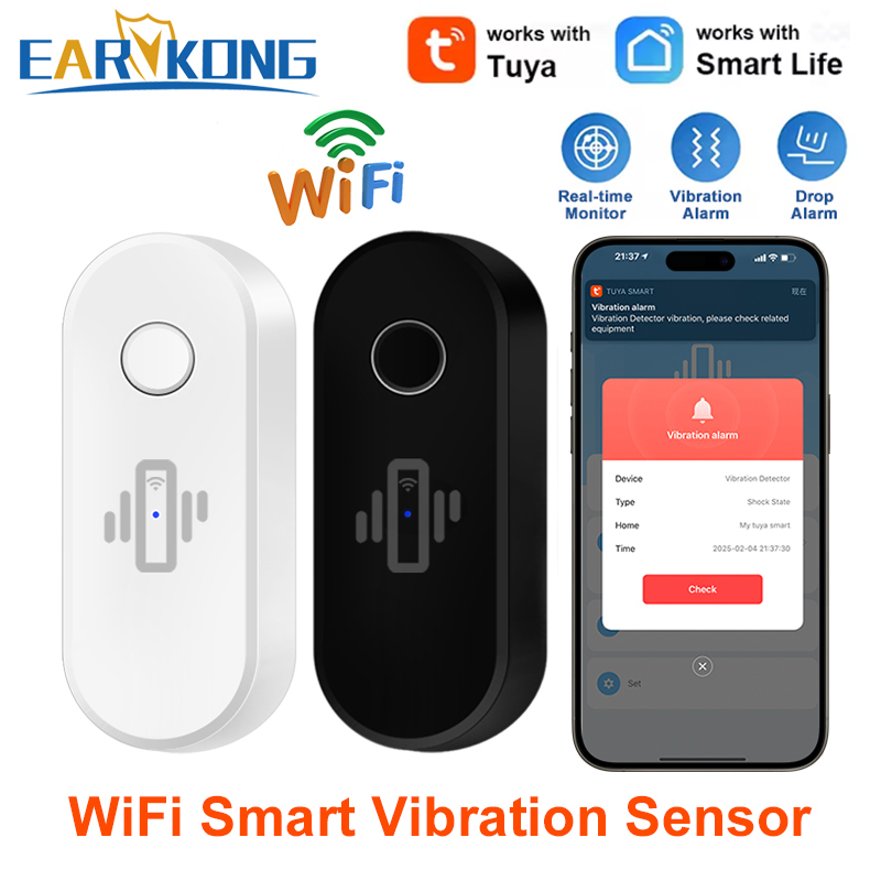 Tuya WiFi Rilevatore di vibraz - Window Alarm Sensor recensione e prezzo