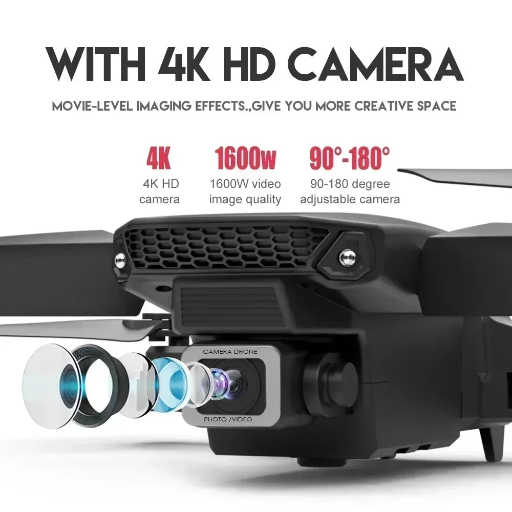 E88 Pro WIFI FPV Drone grandan - Home Security Cameras Outdoor recensione e prezzo