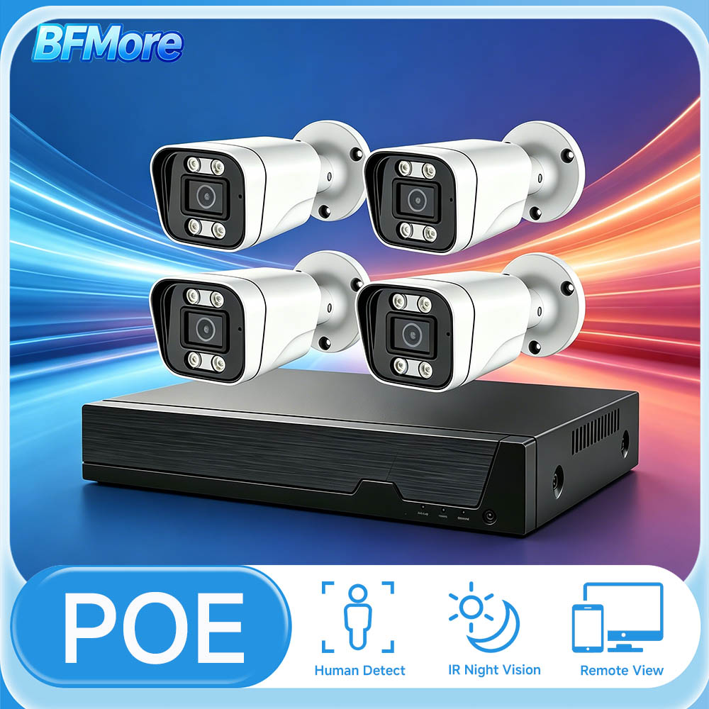 BFMore Kit NVR POE 8CH 8MP 4K  - Home Security Video recensione e prezzo