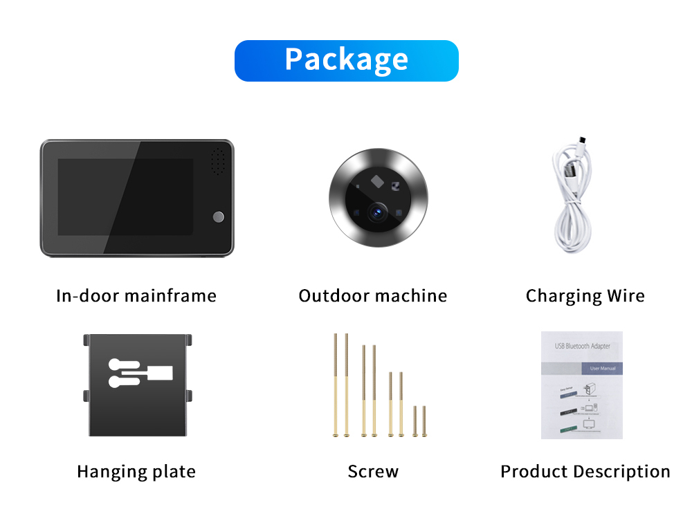Videocitofono WiFi Tuya Smartl - Home Security Video recensione e prezzo